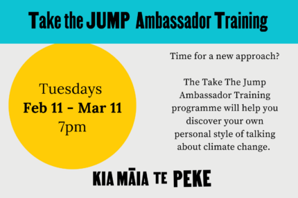 Take the JUMP Ambassador Training REGISTRATIONS ARE NOW OPEN